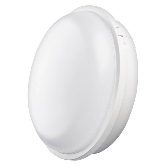 Emos LED Wandleuchte Qari 20W neutralweiss 4000K IP65 Weiß Ø22cm ZM3010