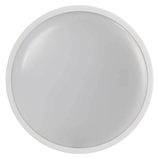 Emos LED Wandleuchte Qari 20W neutralweiss 4000K IP65 Weiß Ø22cm ZM3010