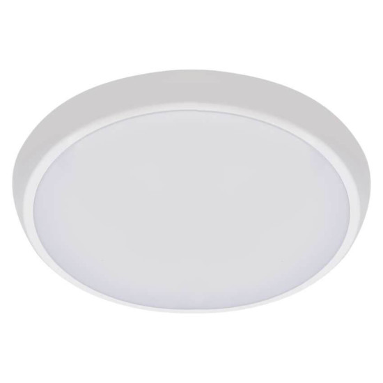 Emos LED Deckenleuchte Fleri 20W einstellbar CCT warm-/neutral-/tageslichtweiss 3000K/4000K/6500K Bewegungsmelder IP65 Weiß Ø30cm ZM3012