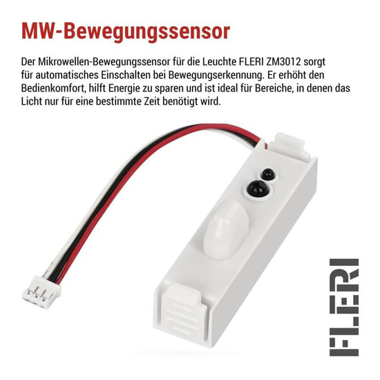 Emos Bewegungsmelder für Leuchte Mikrowelle für ZM3012 FLERI Weiß ZM3013