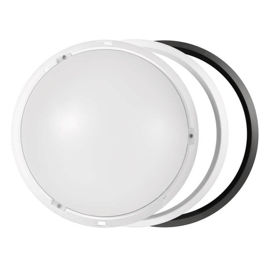 Emos LED Wandleuchte Zuri 14W warmweiss 3000K IP54 Schwarz Weiß Ø21,5cm ZM3130