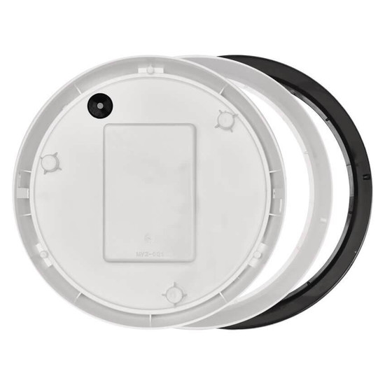 Emos LED Wandleuchte Zuri 14W neutralweiss 4000K IP54 Schwarz Weiß Ø21,5cm ZM3230