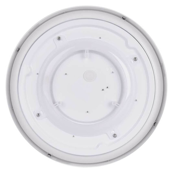 Emos LED Anbauleuchte, Deckenleuchte Rori 17W CCT warm-/neutralweiss 2700K/3500K/4000K Bewegungsmelder Weiß Stahl Ø31cm ZM4400