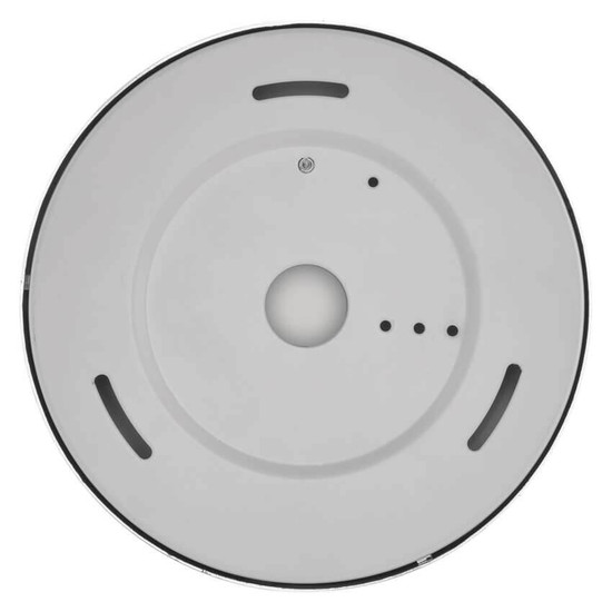 Emos LED Anbauleuchte, Deckenleuchte Nexxo 12,5W CCT warm-/neutralweiss 3000K/3500K/4000K Weiß Stahl Ø17cm ZM5133