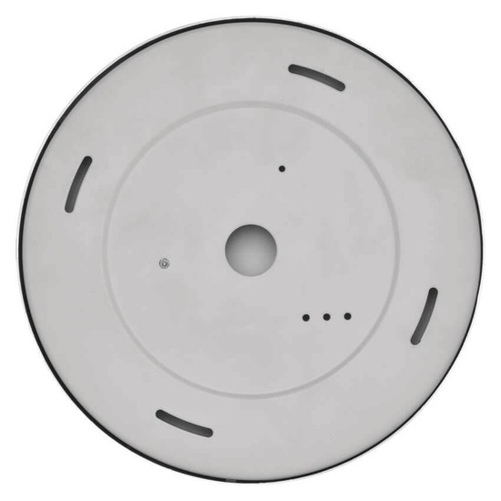 Emos LED Anbauleuchte, Deckenleuchte Nexxo 21W CCT warm-/neutralweiss 3000K/3500K/4000K Weiß Stahl Ø22,5cm ZM5143