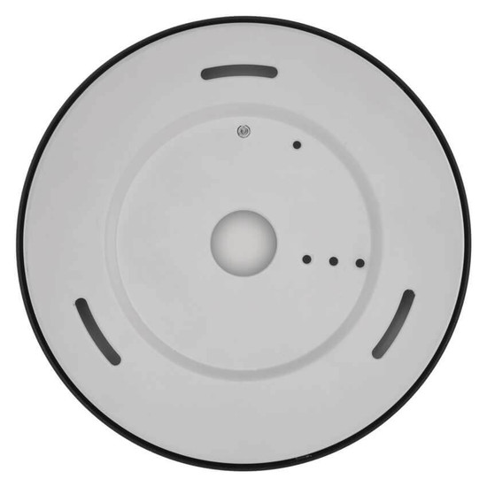 Emos LED Anbauleuchte, Deckenleuchte Nexxo 12,5W CCT warm-/neutralweiss 3000K/3500K/4000K Schwarz Stahl Ø17cm ZM5333