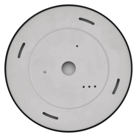 Emos LED Anbauleuchte, Deckenleuchte Nexxo 21W CCT warm-/neutralweiss 3000K/3500K/4000K Schwarz Stahl Ø22,5cm ZM5343