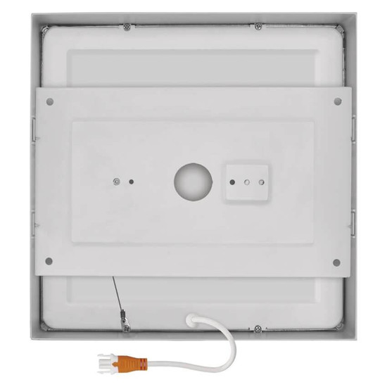 Emos LED Anbauleuchte, Deckenleuchte Nexxo 21W neutralweiss 4000K Weiß Stahl 22,5x22,5cm ZM6145