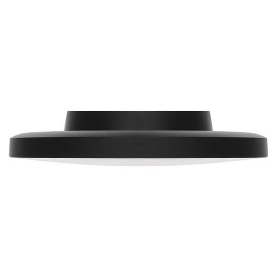 Emos LED Anbauleuchte, Deckenleuchte Dioni 15W CCT warm-/neutral-/tageslichtweiss 3000K/4000K/5700K IP55 Schwarz Ø28cm ZM7153