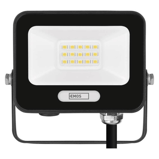 Emos LED Fluter Glaro 10W neutralweiss 4000K IP65 Schwarz Aluminium ZS2214B