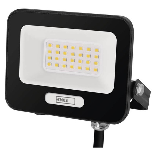 Emos LED Fluter Glaro 20W neutralweiss 4000K IP65 Schwarz Aluminium 12x11cm ZS2224B