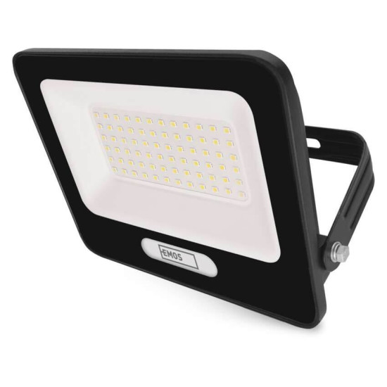 Emos LED Fluter Glaro 50W neutralweiss 4000K IP65 Schwarz Aluminium 19x16,5cm ZS2244B