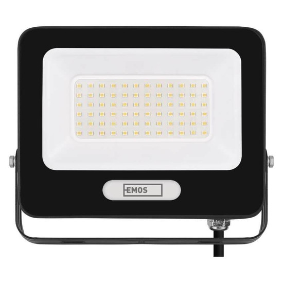 Emos LED Fluter Glaro 50W neutralweiss 4000K IP65 Schwarz Aluminium 19x16,5cm ZS2244B