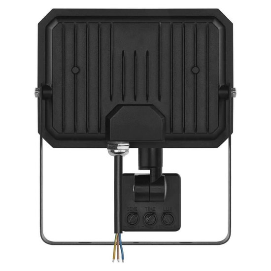 Emos LED Fluter mit Bewegungsmelder Simpo 30W neutralweiss 4000K IP44 Schwarz Aluminium 14x17,5cm ZS2333