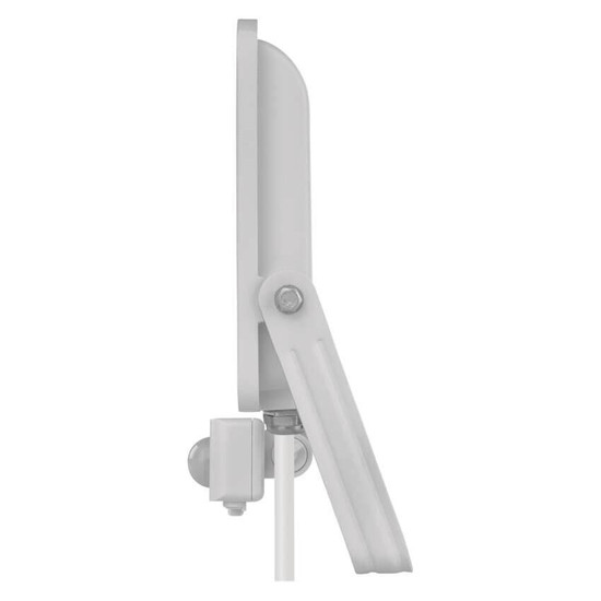Emos LED Fluter mit Bewegungsmelder Glaro 50W neutralweiss 4000K IP54 Weiß Aluminium 19x20cm ZS2344W