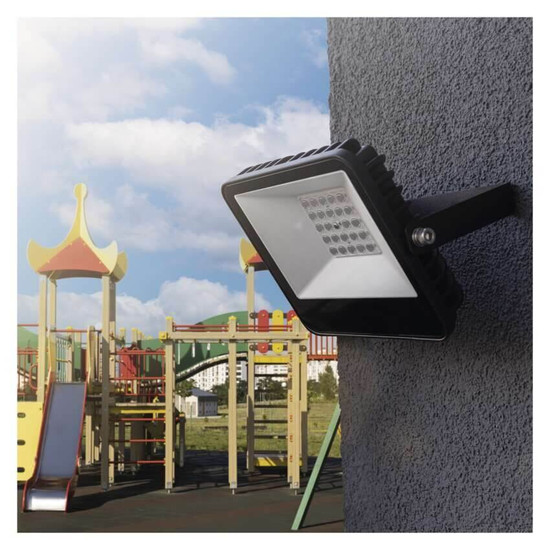 Emos LED Fluter Aveno 20W neutralweiss 4000K IP66 Schwarz Aluminium 17,5x16,5cm ZS2413