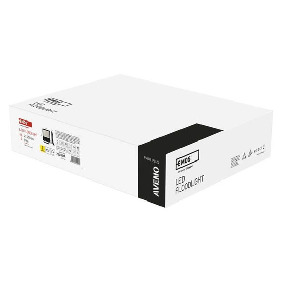 Emos LED Fluter Aveno 150W einstellbar neutralweiss 4000K IP66 Schwarz Aluminium 29x34,5cm ZS2453A