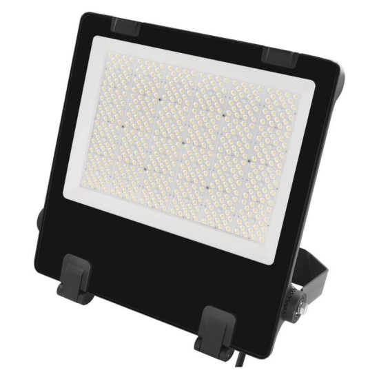 Emos LED Fluter Aveno 300W einstellbar neutralweiss 4000K IP66 Schwarz Aluminium 43x42,5cm ZS2473