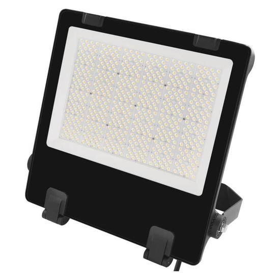 Emos LED Fluter Ageno 300W einstellbar neutralweiss 4000K IP66 Schwarz Aluminium 43x42,5cm ZS2473A