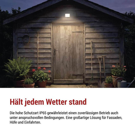 Emos LED Fluter Tambo Evo 20W neutralweiss 4000K IP65 Schwarz Aluminium ZS2524