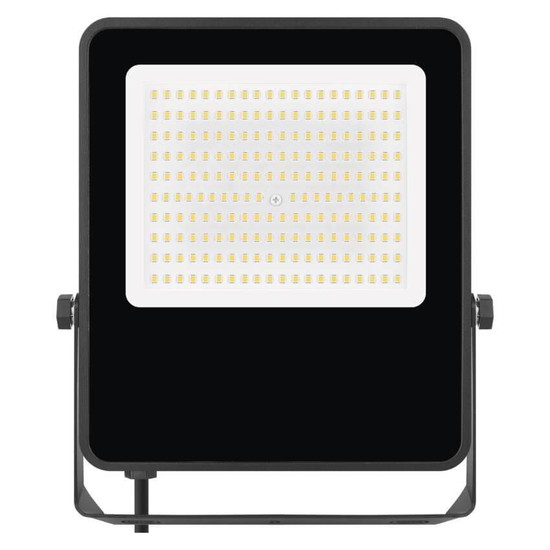 Emos LED Fluter Visio 100W neutralweiss 4000K IP65 Schwarz Aluminium 26x23cm ZS2553