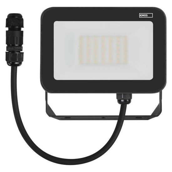 Emos LED Fluter Inovo 30W neutralweiss 4000K IP65 Anthrazit Aluminium 16x11cm ZS2632