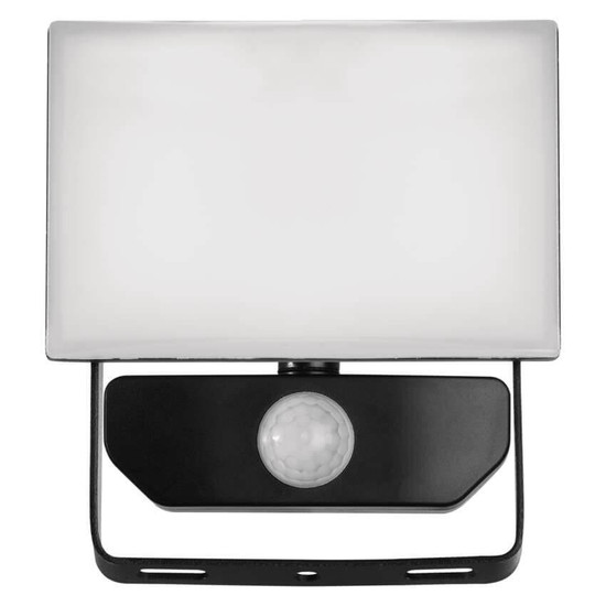 Emos LED Fluter mit Bewegungsmelder Tambo 10W neutralweiss 4000K IP54 Schwarz Aluminium 10,5x14cm ZS2912