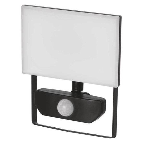 Emos LED Fluter mit Bewegungsmelder Tambo 20W neutralweiss 4000K IP54 Schwarz Aluminium 13,5x16,5cm ZS2922
