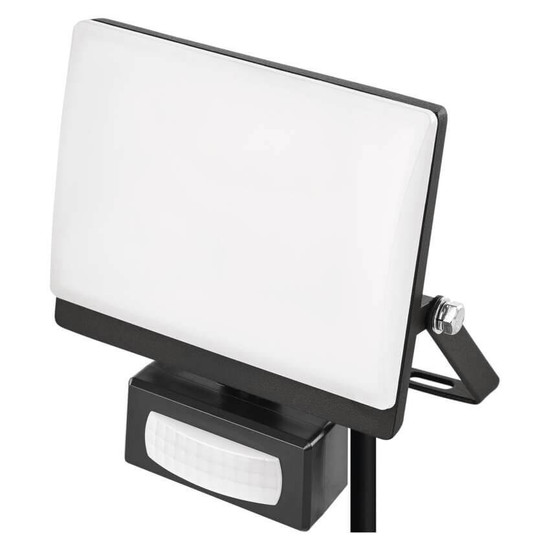 Emos LED Fluter mit Bewegungsmelder Tambo Evo 20W neutralweiss 4000K IP44 Schwarz Aluminium 13x14cm ZS2924