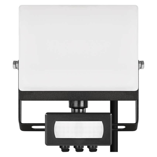 Emos LED Fluter mit Bewegungsmelder Tambo Evo 20W neutralweiss 4000K IP44 Schwarz Aluminium 13x14cm ZS2924