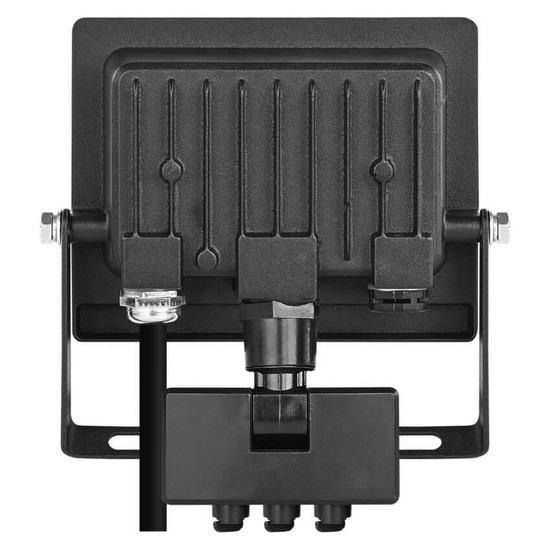 Emos LED Fluter mit Bewegungsmelder Tambo Evo 20W neutralweiss 4000K IP44 Schwarz Aluminium 13x14cm ZS2924