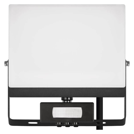 Emos LED Fluter mit Bewegungsmelder Tambo Evo 50W neutralweiss 4000K IP44 Schwarz Aluminium 19x19cm ZS2944