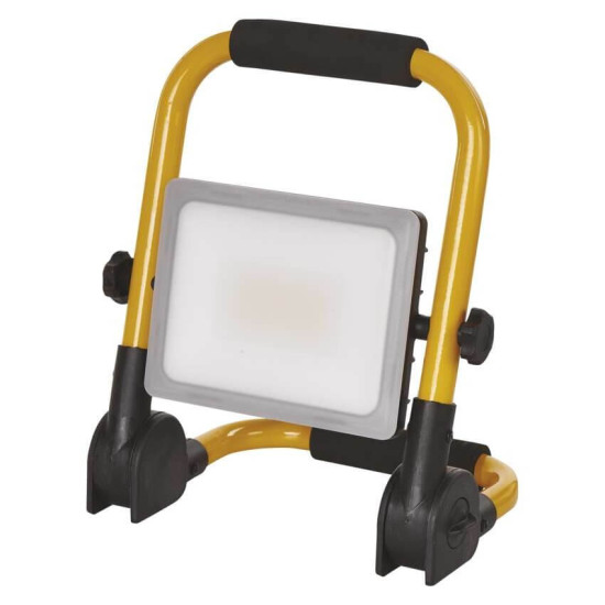 Emos LED Fluter Ilio 31W neutralweiss 4000K IP44 Schwarz Gelb Aluminium 24x18,5cm ZS3332