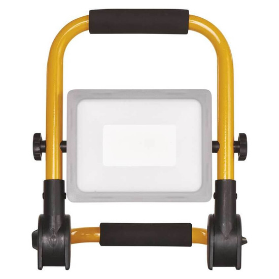 Emos LED Fluter Ilio 31W neutralweiss 4000K IP44 Schwarz Gelb Aluminium 24x18,5cm ZS3332