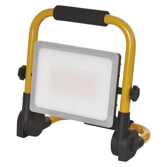 Emos LED Fluter Ilio 51W neutralweiss 4000K IP44 Schwarz Gelb Aluminium 27x18,5cm ZS3342