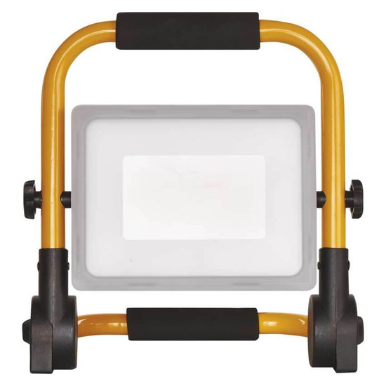 Emos LED Fluter Ilio 51W neutralweiss 4000K IP44 Schwarz Gelb Aluminium 27x18,5cm ZS3342