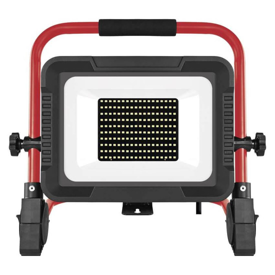 Emos LED Baustrahler Elion 100W neutralweiss 4000K IP65 Rot Schwarz Aluminium 40x35cm ZS3353