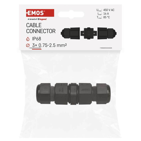 Emos LED Fluter IP68 Schwarz Ø3cm ZS9010
