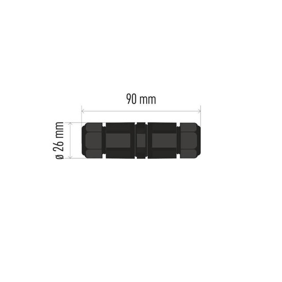 Emos LED Fluter IP68 Schwarz Ø3cm ZS9020
