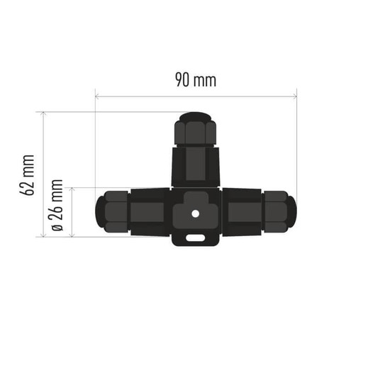 Emos LED Fluter IP68 Schwarz ZS9030