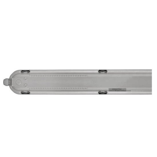 Emos LED Feuchtraumleuchte Misty 18W einstellbar CCT neutral-/tageslichtweiss 4000K/6500K IP66 Grau 67cm ZT1040