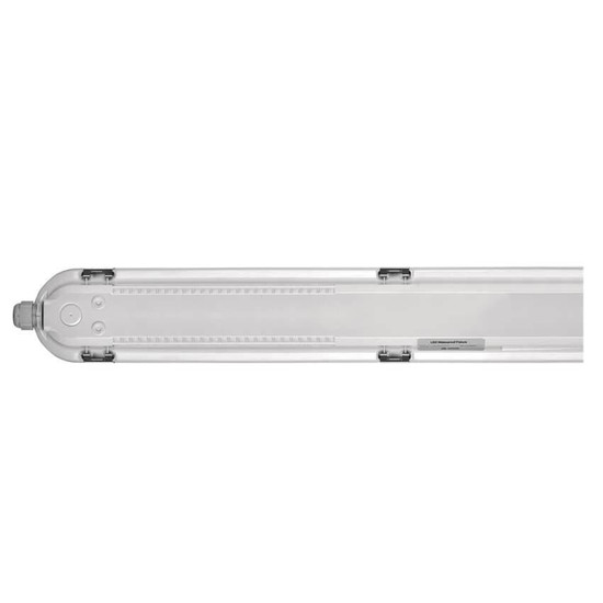 Emos LED Feuchtraumleuchte Misty 35W einstellbar tageslichtweiss 6500K IP66 Grau 122cm ZT1531