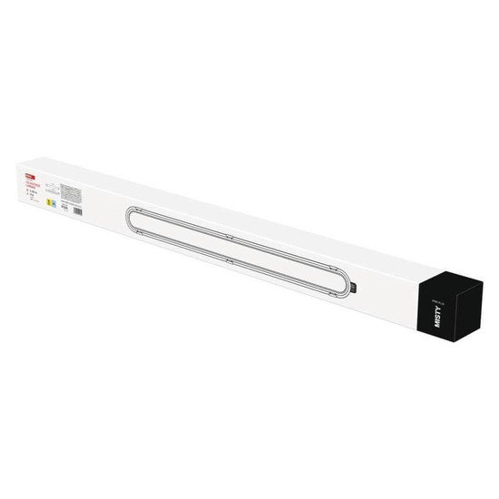 Emos LED Feuchtraumleuchte Misty 35W einstellbar tageslichtweiss 6500K IP66 Grau 122cm ZT1531