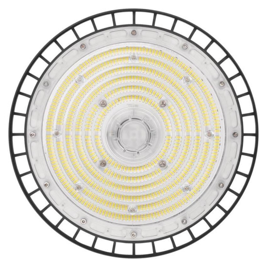 Emos LED Hallenleuchte Aster 150W neutralweiss 4000K IP65 Schwarz Aluminium Ø30cm ZU315.6