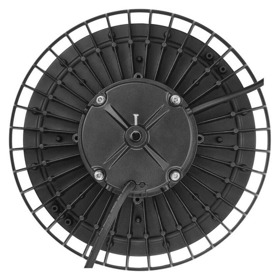 Emos LED Hallenleuchte Aster 150W neutralweiss 4000K IP65 Schwarz Aluminium Ø30cm ZU315.9