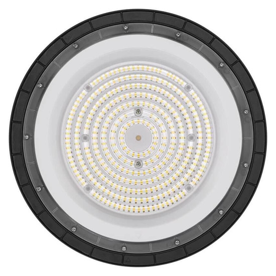 Emos LED Hallenleuchte Cirus 150W neutralweiss 4000K IP65 Dunkelgrau Aluminium Ø30cm ZU903