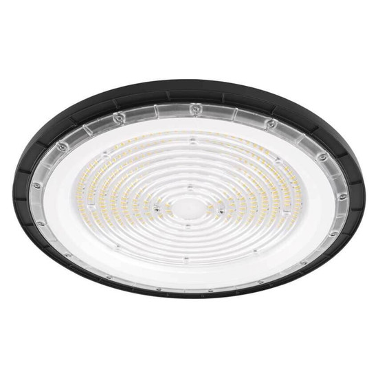 Emos LED Hallenleuchte Cirus 200W neutralweiss 4000K IP65 Dunkelgrau Aluminium Ø36cm ZU904