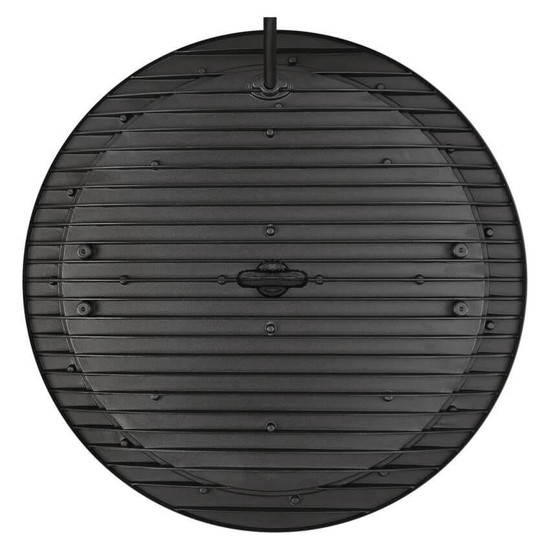 Emos LED Hallenleuchte Cirus 200W neutralweiss 4000K IP65 Dunkelgrau Aluminium Ø36cm ZU904