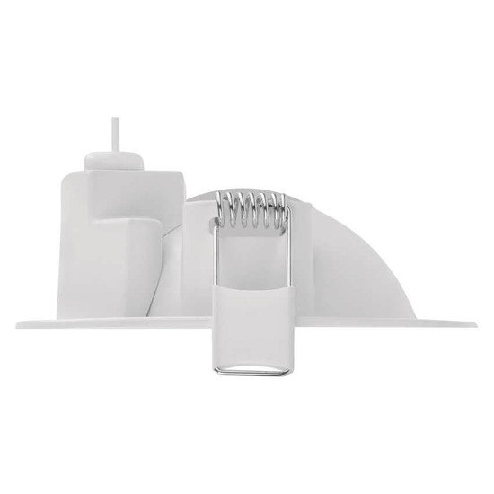 Emos LED Einbaustrahler Geri 6,5W CCT warm-/neutral-/tageslichtweiss 2700K/4000K/6500K dimmbar Weiß Aluminium Ø10,5cm ZV1160