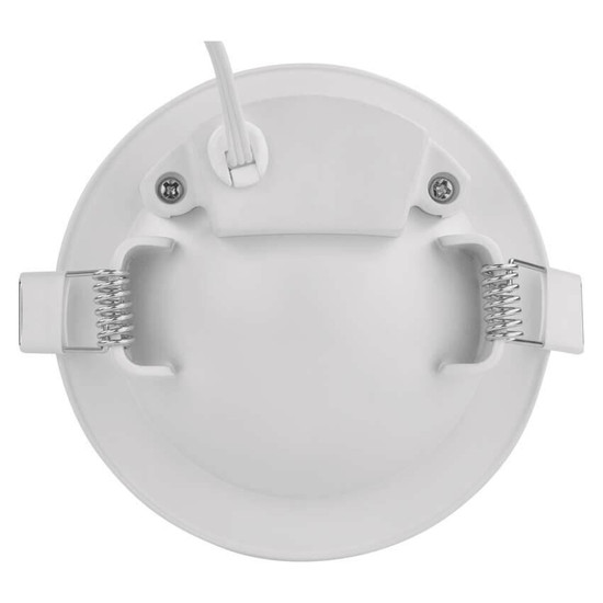 Emos LED Einbaustrahler Geri 6,5W CCT warm-/neutral-/tageslichtweiss 2700K/4000K/6500K dimmbar Weiß Aluminium Ø10,5cm ZV1160